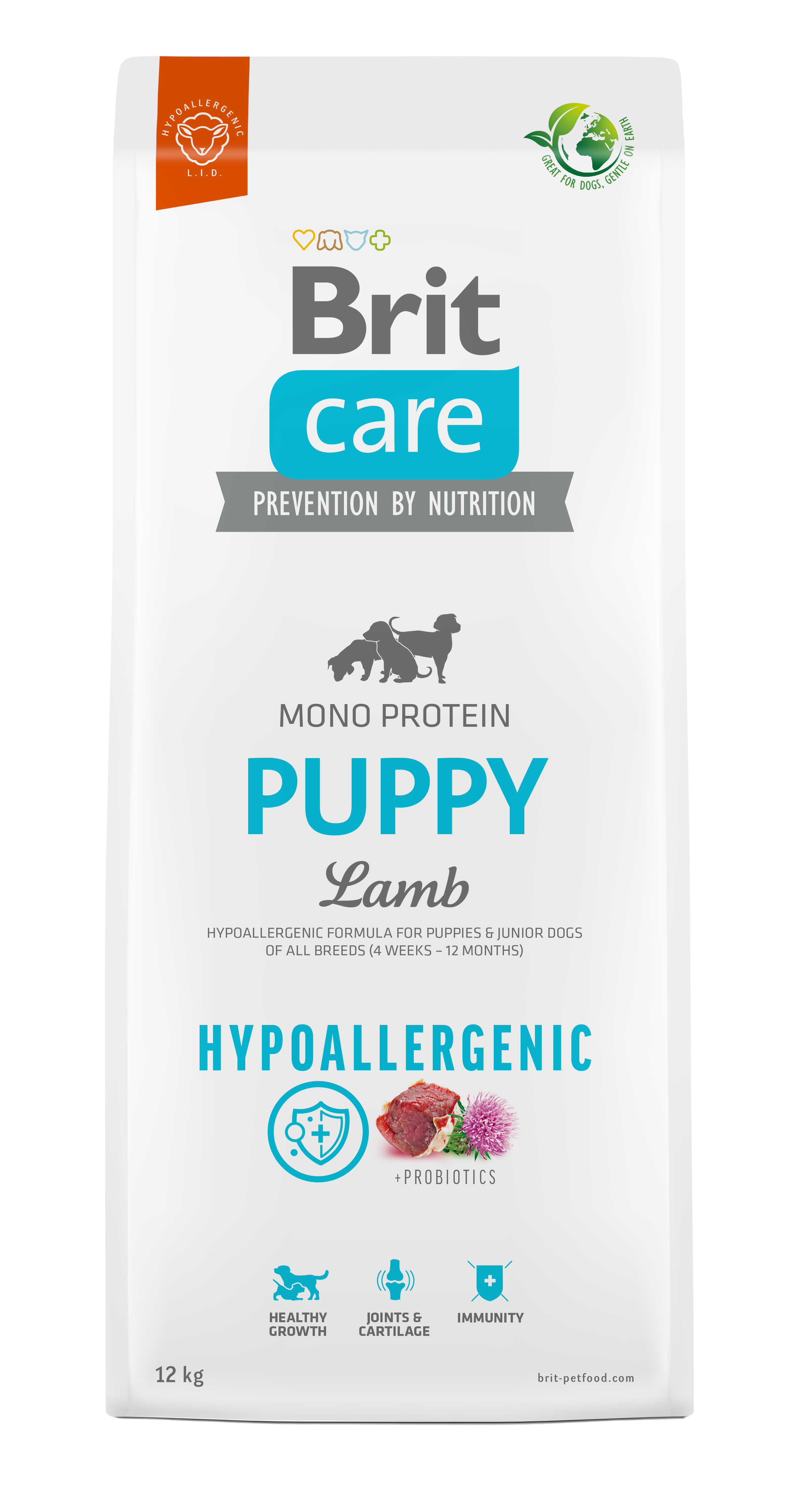 100172213-p-brit-care-dog-hypoallergenic-puppy BRIT CARE PUPPY L&R 12.0 kg - Imagen 1