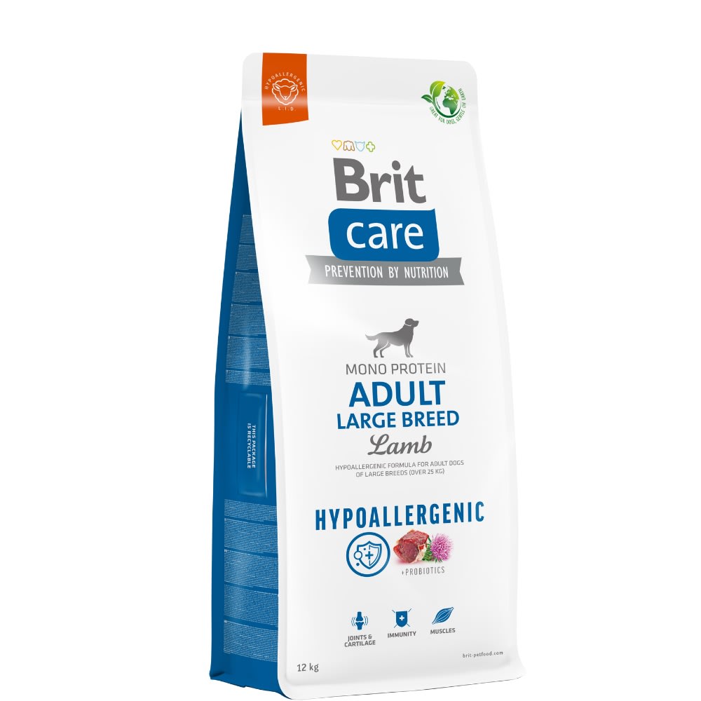 X_brit-care-adulto-large-lamb-hypoallergenico6783 BRIT CARE ADULT LARGE BREED L&R 12.0 kg - Imagen 1