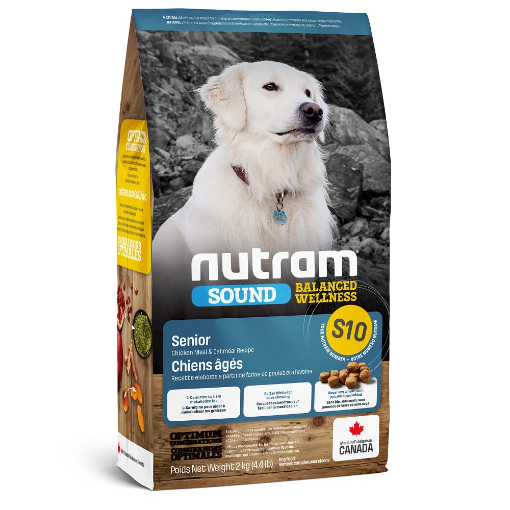 comida (46) Nutram S10 Senior Dog 2Kg - Imagen 1