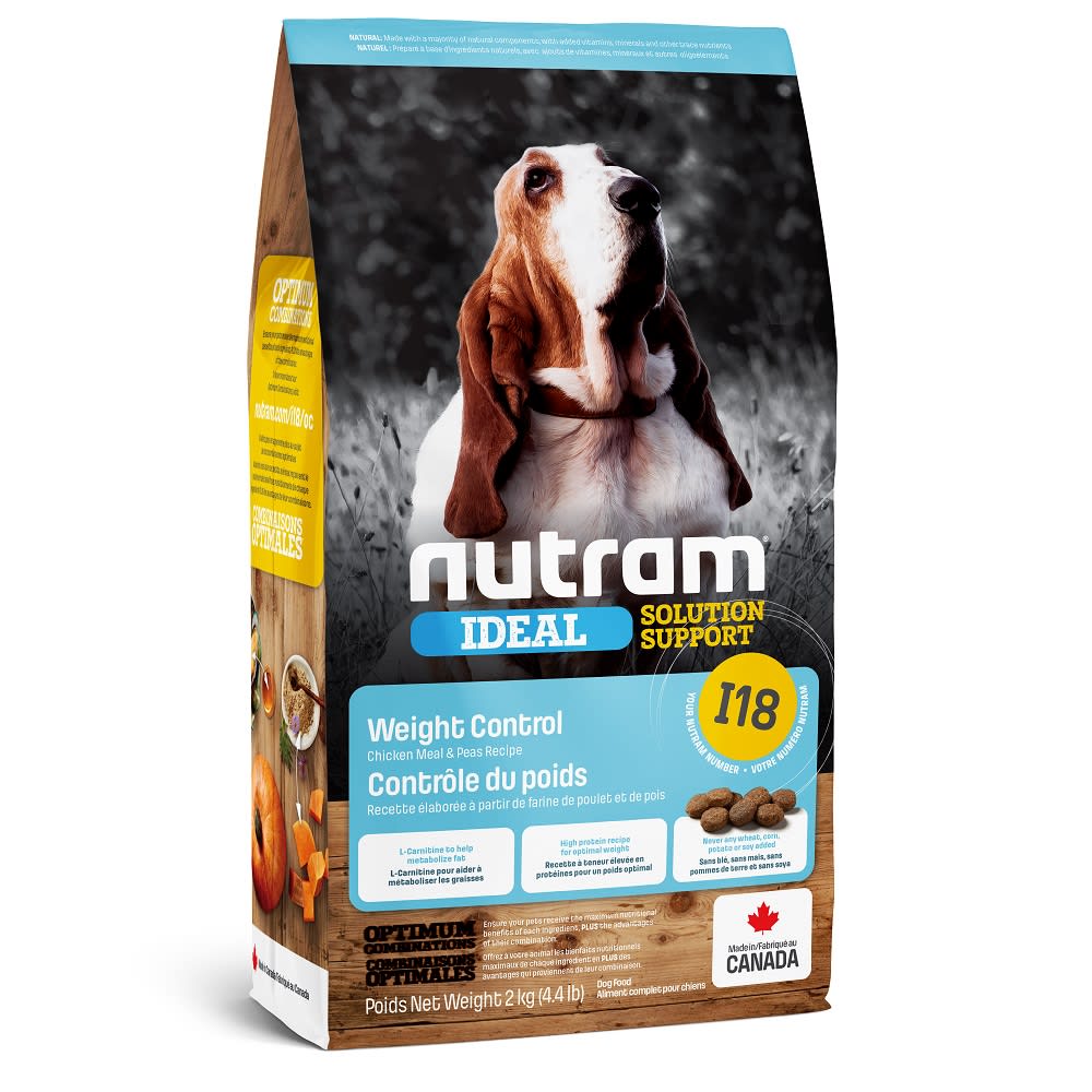 comida (47) Nutram I18 Weight Control Dog 2Kg - Imagen 1