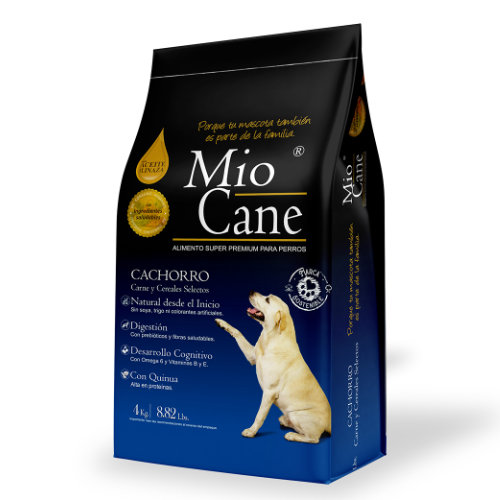 comida (90) MIO CANE SUPER PREMIUM CACHORRO 4 KG - Imagen 1