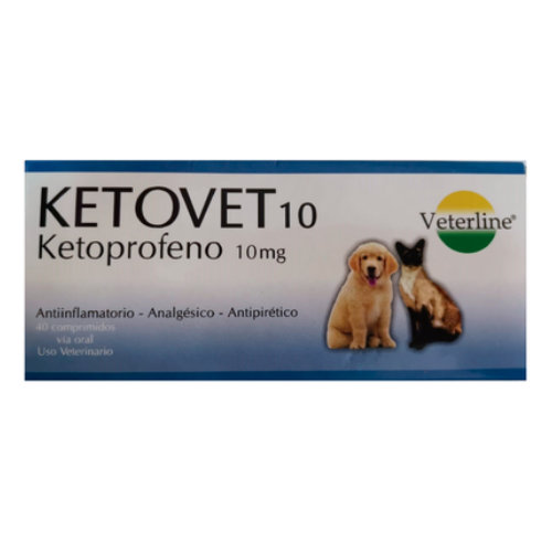 farmacia (90) KETOVET 10 (01 TABLETA) - Imagen 1