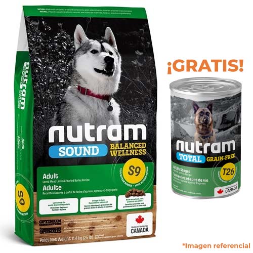 s9 Nutram S9 Lamb Adult Dog 11.4Kg - Imagen 1