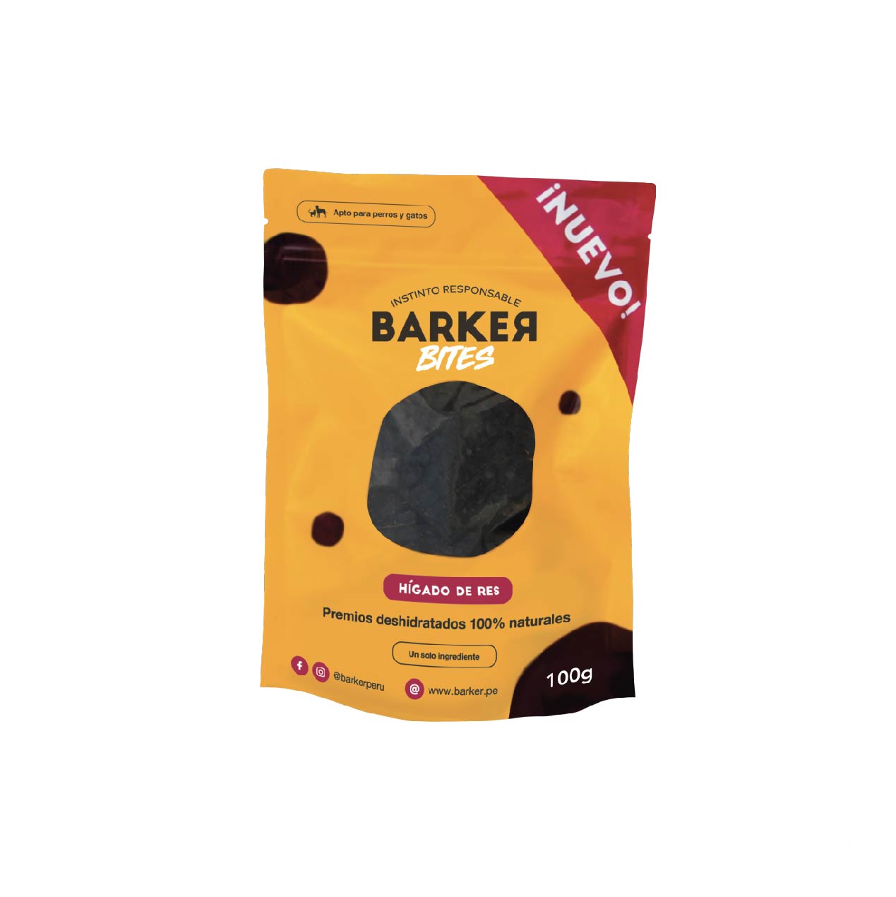higado de res Barker Bites de Hígado de Res - Imagen 1