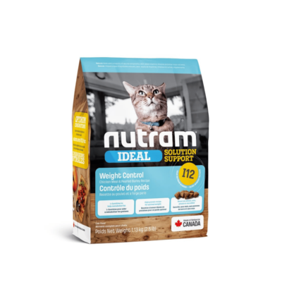 NEW I12 NUTRAM IDEAL WEIGHT CONTROL CAT 1.13Kg