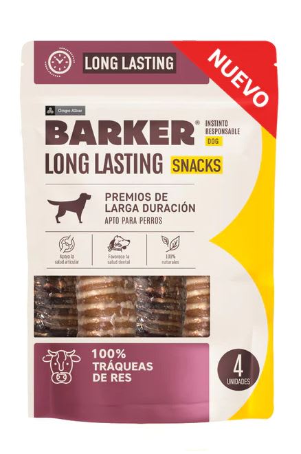 traquea1681 Barker Snacks Traquea de Res - Imagen 1