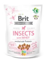 Brit Crunchy Snack Insects with Whey 200gr - Imagen 2