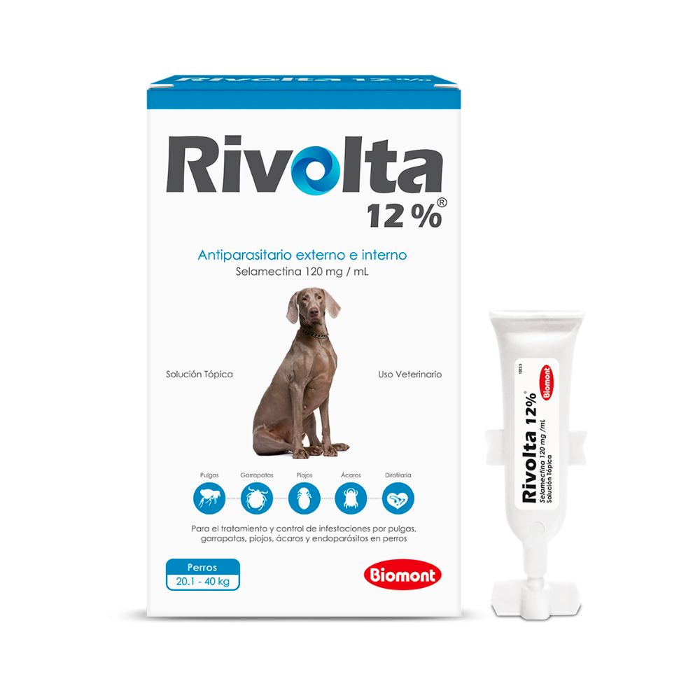 RIVOLTA 12% - 2ML PERRO DE 20 - 40 KG RIVOLTA 12% - 2ML PERRO DE 20 - 40 KG - Imagen 1