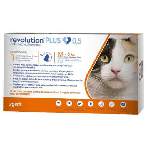 revolution-plus-05-ml-x-3-pipetas-naranja-felinos-25-5-kg-c-caja-v-unid REVOLUTION PLLUS GATO DE 2 - 5 KG X 3 PIPETAS NARANJA - Imagen 1