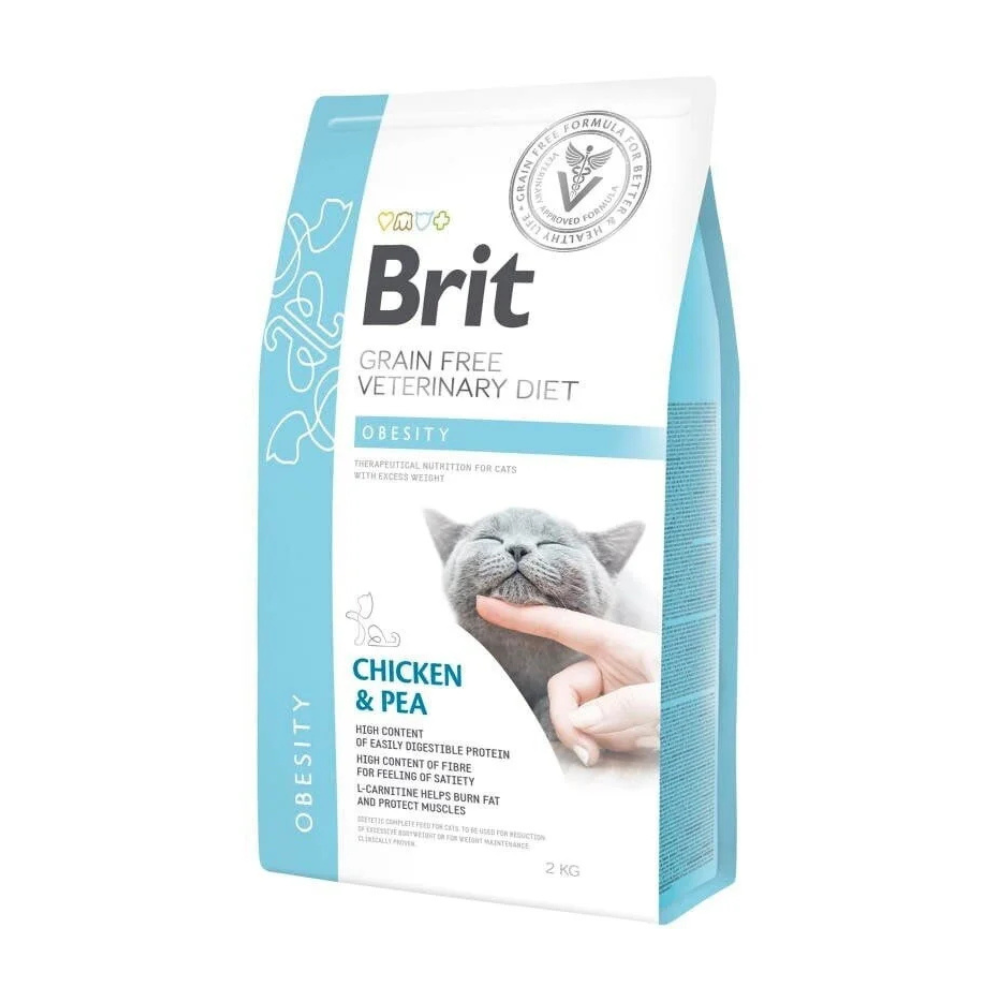 Brit Vet Obesity Cat 2kg Brit Vet Obesity Cat 2kg - Imagen 1