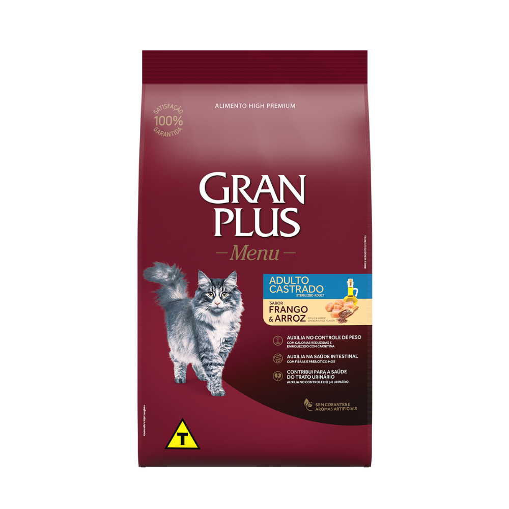 Gran Plus Esterilizado de Pollo con Arroz 10kg Gran Plus Esterilizado de Pollo con Arroz 10kg - Imagen 1