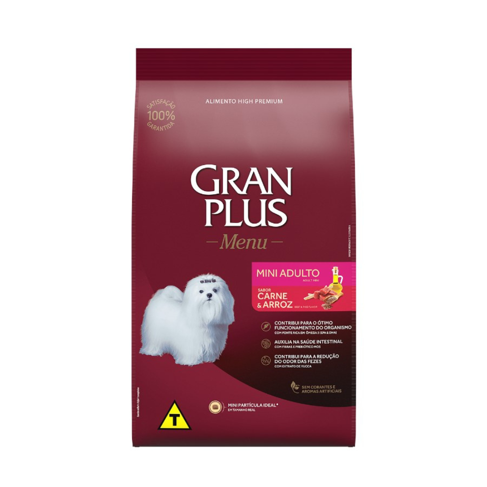 Gran Plus Perro Adulto Mini Carne & Arroz 3Kg Gran Plus Perro Adulto Mini Carne & Arroz 3Kg - Imagen 1